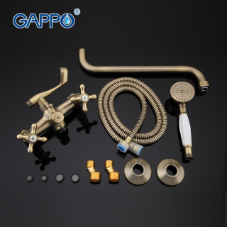 Смеситель для ванны Gappo G2263-4 бронза